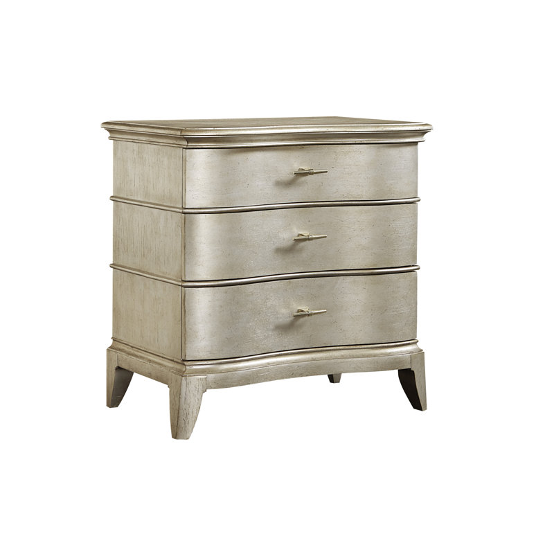Starlite 3 - Drawer Solid Wood Nightstand