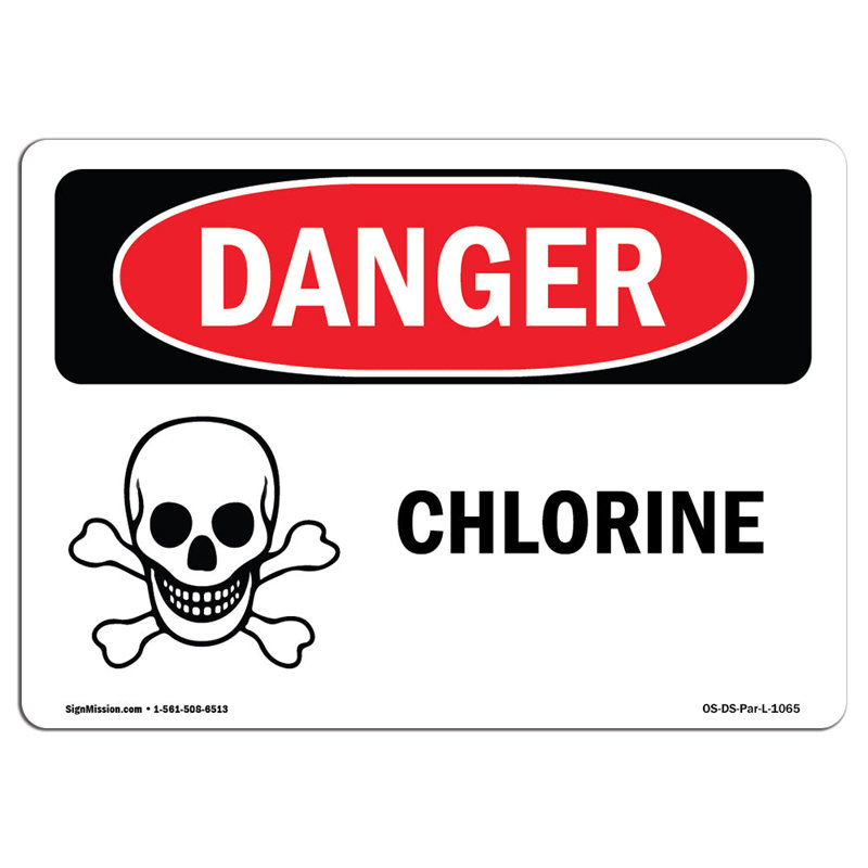Plaque de chlore en aluminium 12 x 18, H 12 po x l 18 po x P 0,1 po