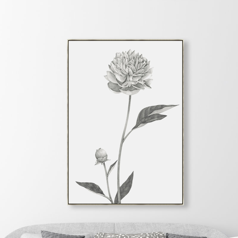 A Flower Of Day II Print by Janice Sadler, 53.5" H x 37.5" W, Image Gel Brush
