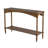 Rustic Console Table with Shelf