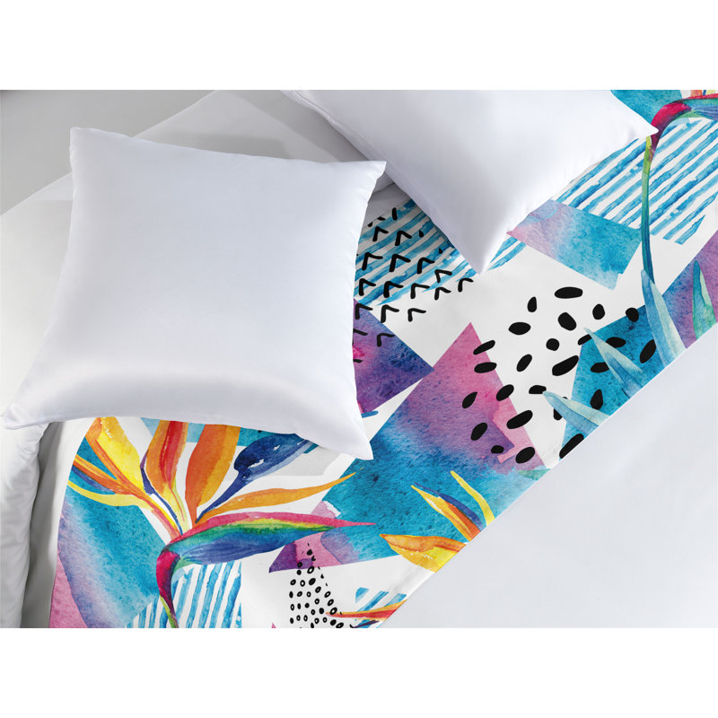 Tapis de lit Ambesonne Memphis Design, Grand lit