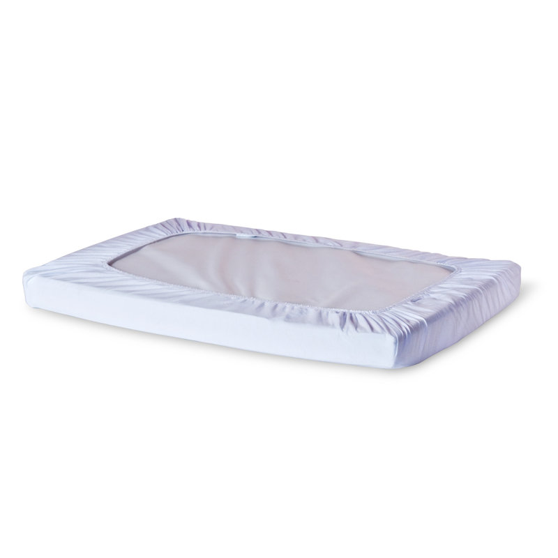 SafeFit 100% Cotton 12 - Piece Mini Crib Sheet Set, White