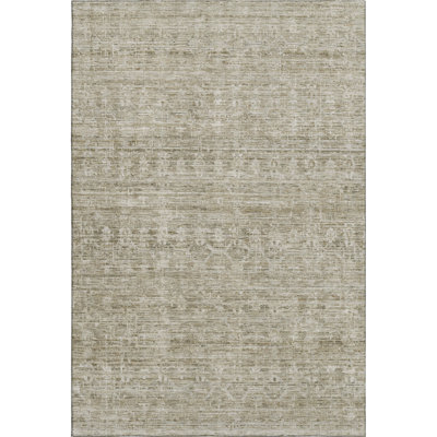 Premium Machine Washable Lubbers AMF1746 Stripe Rug