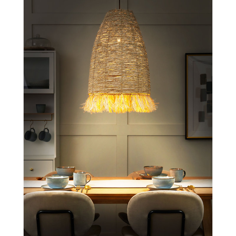 Anju 1 - Light Natural Cone Pendant