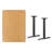 Jarreth 30'' x 42'' Rectangular Laminate Table Top with 5'' x 22'' Table Height Bases-164422521-164422497