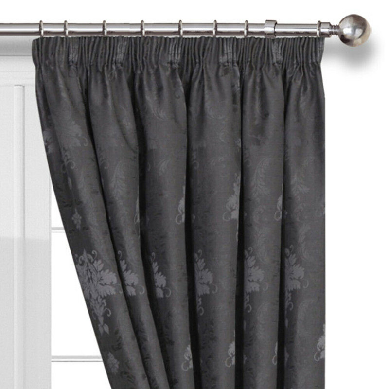 Bonita Room Darkening Pair, Grey, 117 W x 228 D cm
