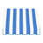 Rayures bleu vif / blanc