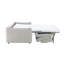 Jinn Beige Chenille Sofa W/Sleeper