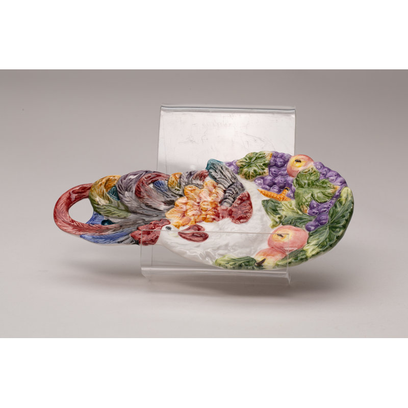 Ceramic Rooster Spoon Rest 