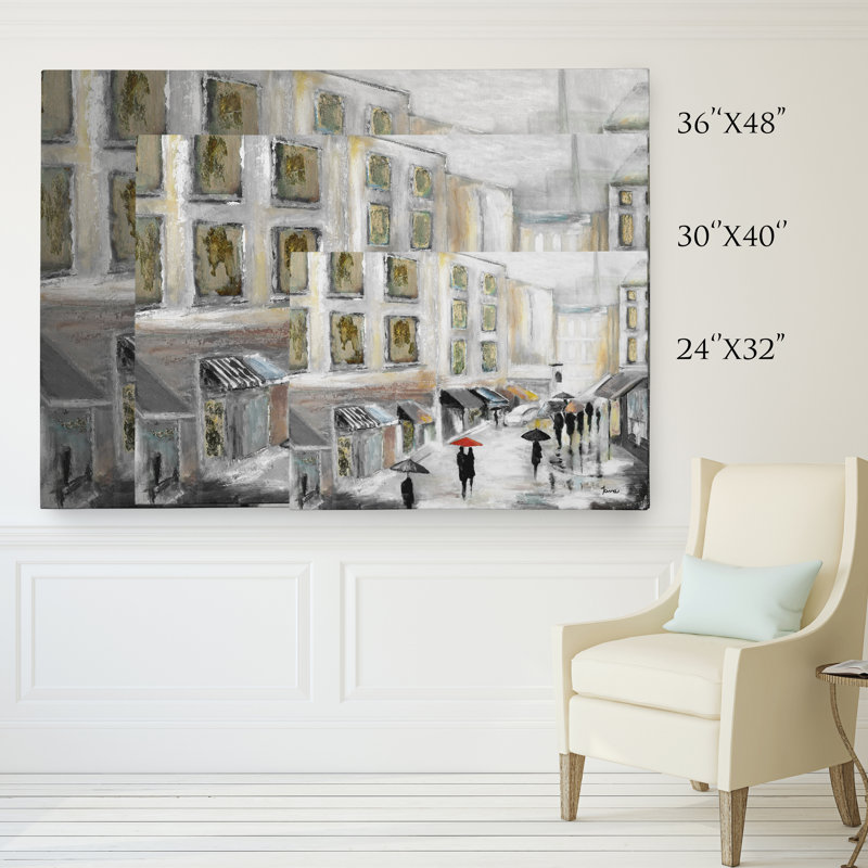 « sunday market », impression, H 36 po x l 48 po x P 1,5 po, Toile tendue
