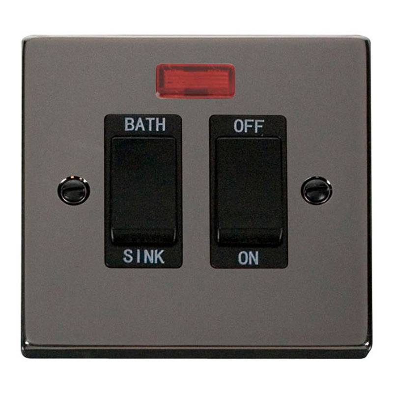 Black Nickel 20A DP Sink/bath Switch