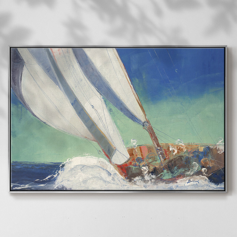 Joyau de la mer, reproduction d'art sur toile, Argent, H 25 po x l 17 po x P 2 po
