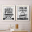 «Bath Time», ensemble de 2 encadrements d'art textuel sur toile-875525116-875525118