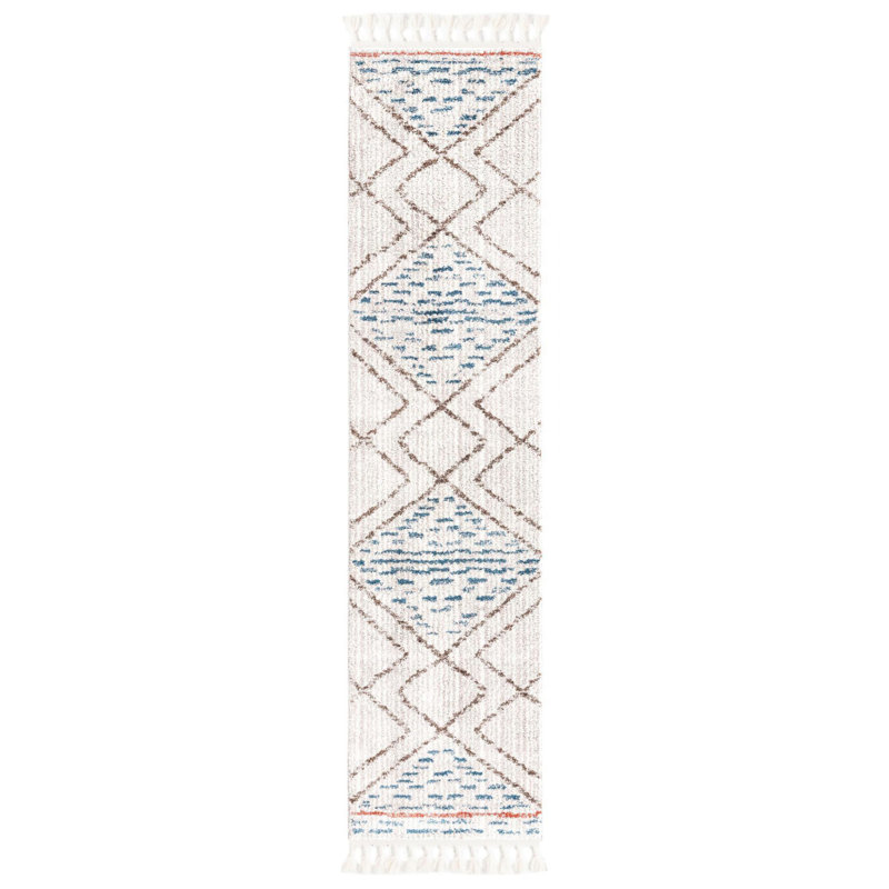 Tapis ivoire Rudy, Tapis de couloir 2 pi x 8 pi