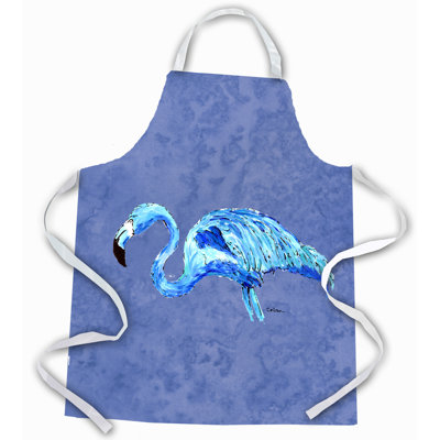 Tablier flamant rose