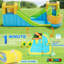 Jeu gonflable avec piscine