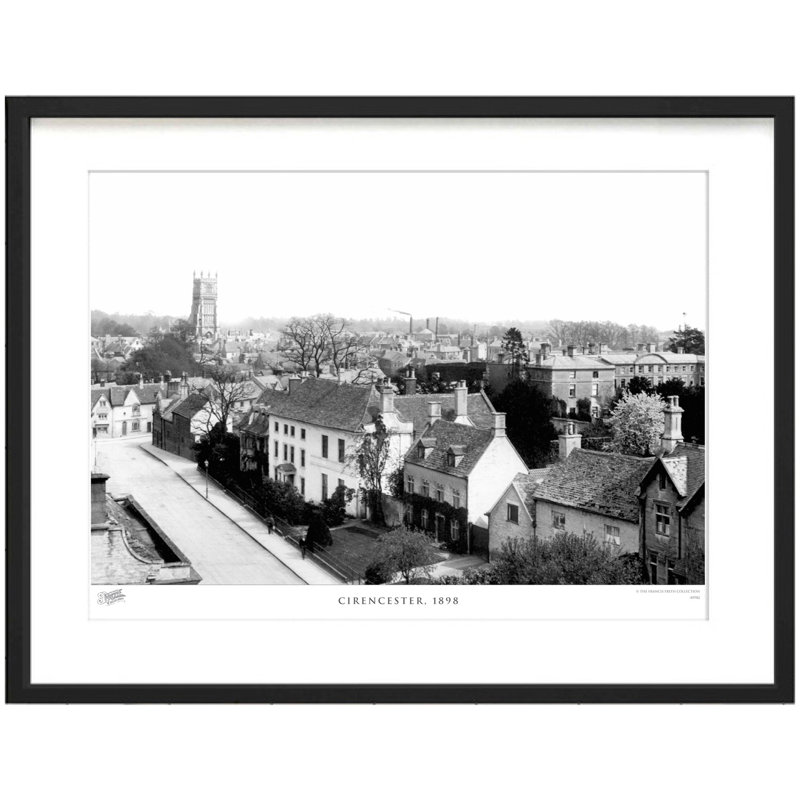 Cirencester, 1898 by Francis Frith - Single Picture Frame Print, 40cm H x 50cm W x 2.3cm D