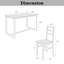 Ensemble de table de salle à manger 5 pièces, avec 4 chaises pour la salle à manger-1724728916-1724728919-1724728917