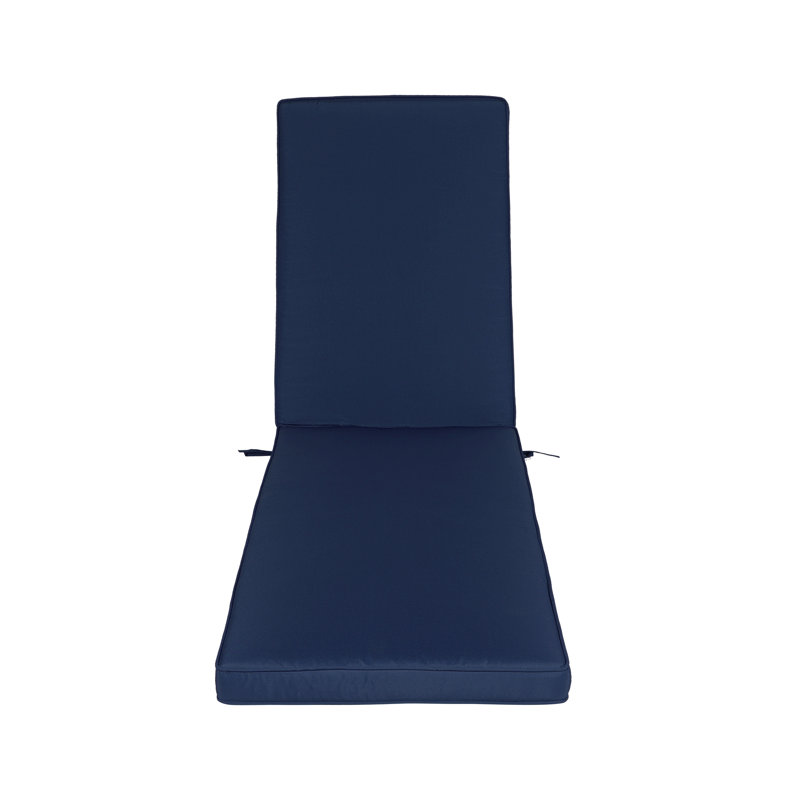 Coussin de chaise longue pour l'extérieur, Bleu marine
