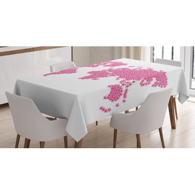 World Map Tablecloth