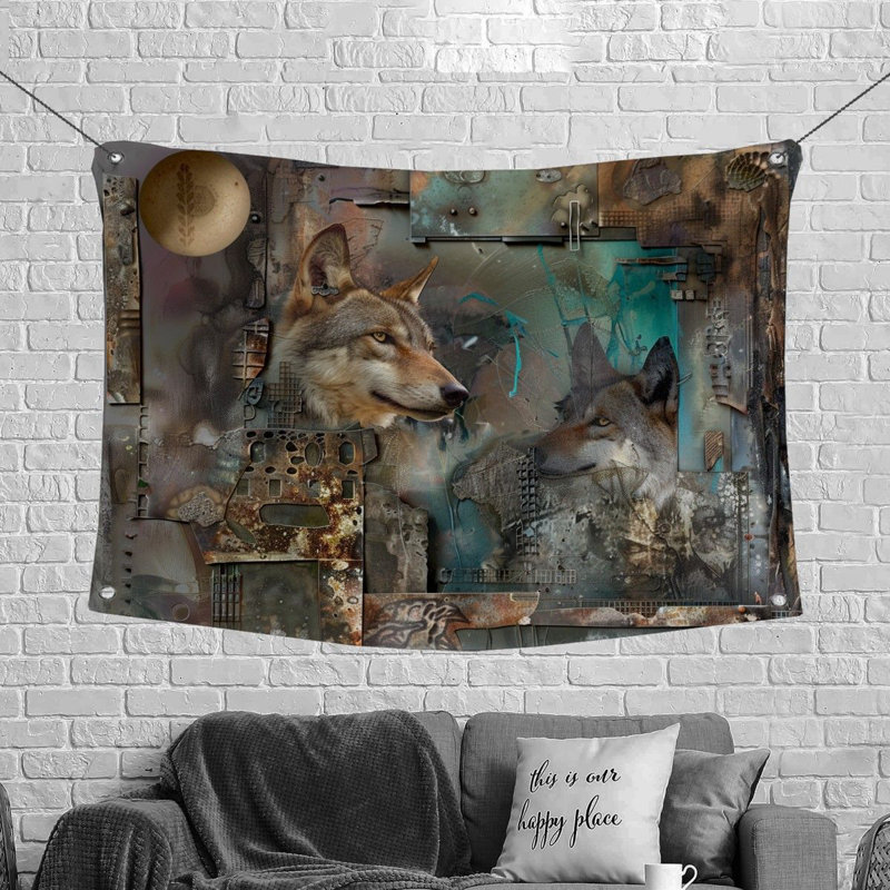 Microfiber Fabric Tapestry, 50" H x 60" W