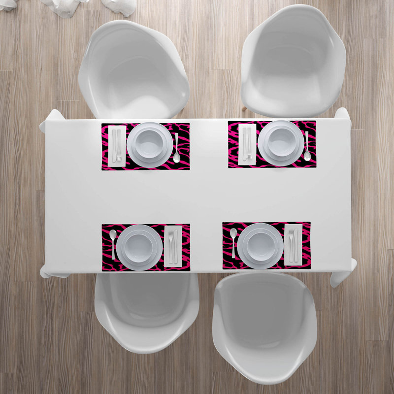 Polyester Abstract Rectangle Placemat