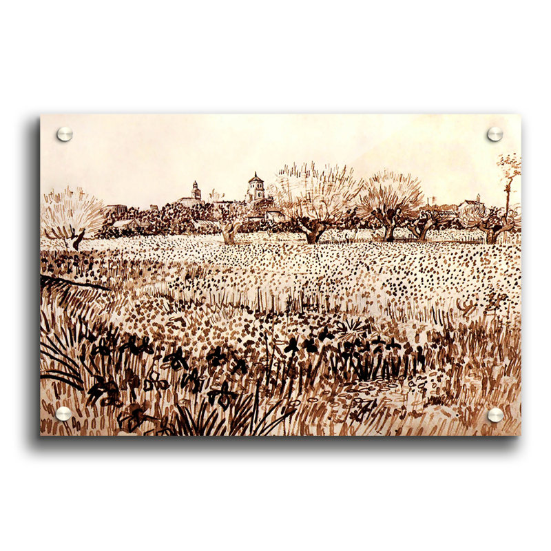 View Of Arles by Vincent Van Gogh - No Frame Print, 29.7cm H x 42cm W