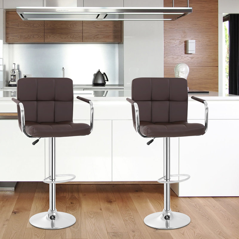 Tabouret Tali, Similicuir noir