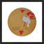 White Pigeon on a Maple Branch by Ban Shan - Single Picture Frame Painting-590858044
