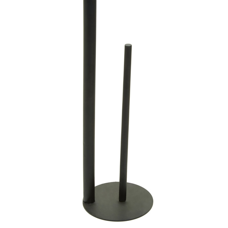 Caullin Free Standing Toilet Paper Holder, Black