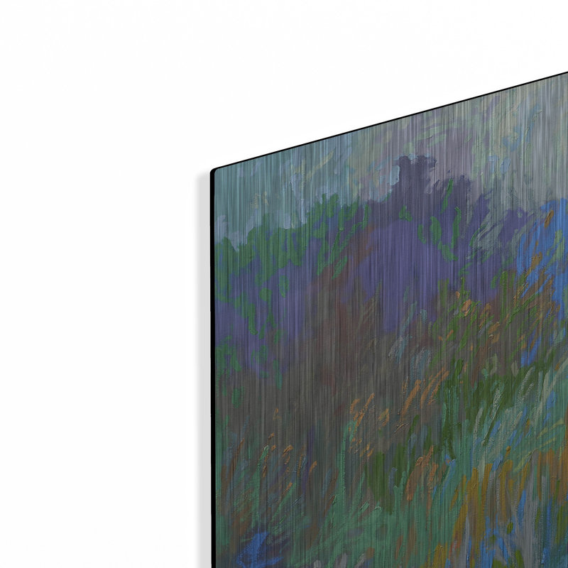 Winston Porter «Color Field 67» par Jane Schmidt, art mural en métal, H 24 po x l 36 po