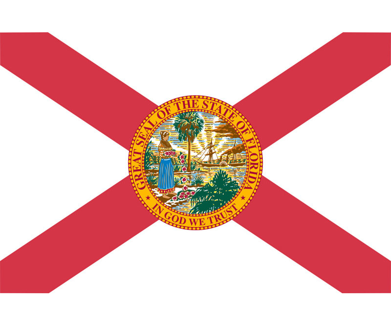Florida State, 16" H x 24" W
