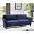 Velours bleu profond