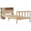 Bookcase Bed Without Mattress Solid Wood Pine-694463365-694463419