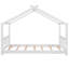 Lit plateforme House avec tête et pied de lit, toit-2083022661