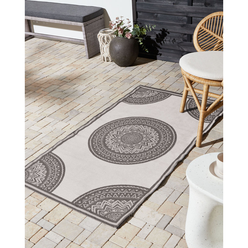 Outdoor Rug NELLORE Grey, Rectangle 80 x 150 cm
