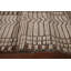 Tapis oriental marocain en laine de ton terreux 8 x 10