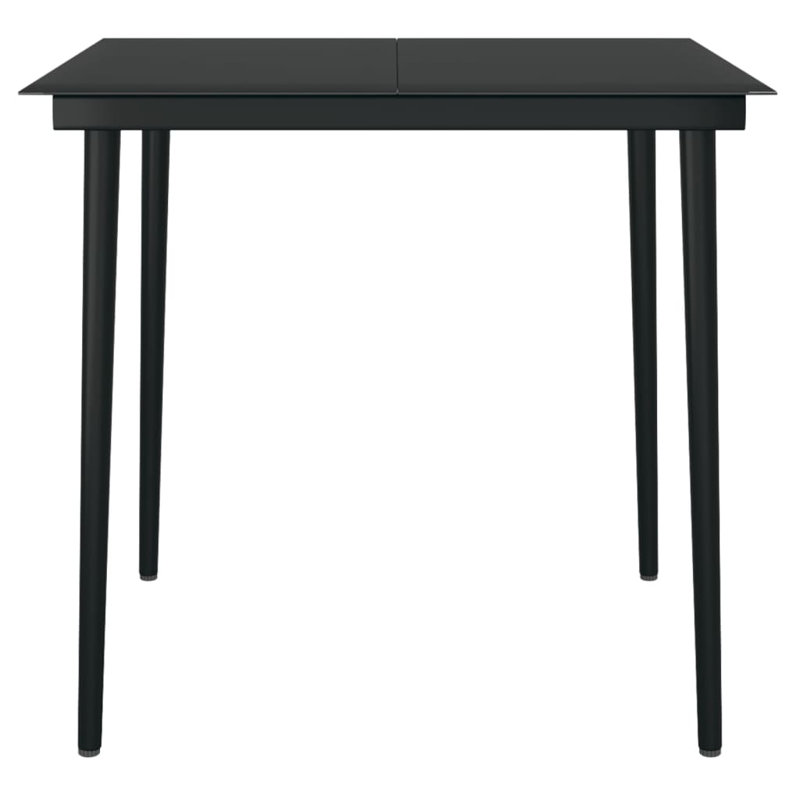 Ensemble bistro 2 personnes Caitlyn-Rose, 2, Gris, H 29,1 po x l 31,5 po x P 31,5 po