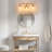 27 In. 3-Light Brushed Nickel Vanity Light With Clear Bubble Glass Shades, Bathroom Wall Sconce For Vanity Or Mirror