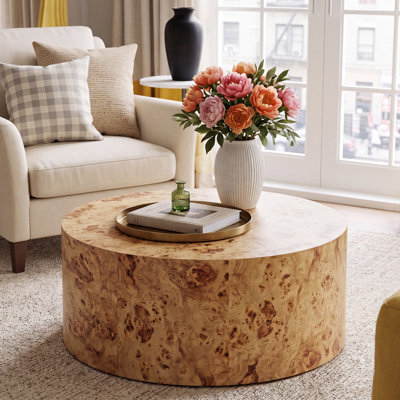 Burl Wood Coffee Table