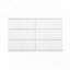 Commode 6 tiroirs blanche