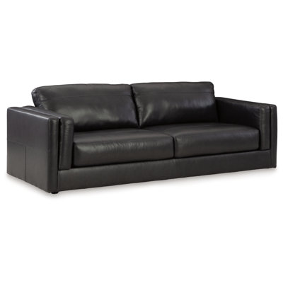 96" Genuine Leather Sofa
