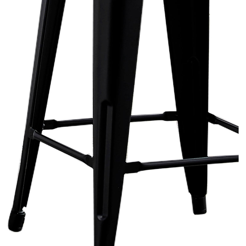 Set Of 2 Metal Bar Stools, Kitchen Counter Bar Stool