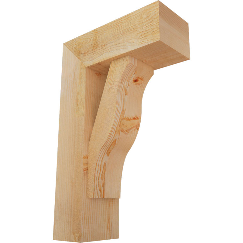 Support Funston Block avec support décalé, 32 x 20, Sapin Douglas de l 8 po (scié brut)