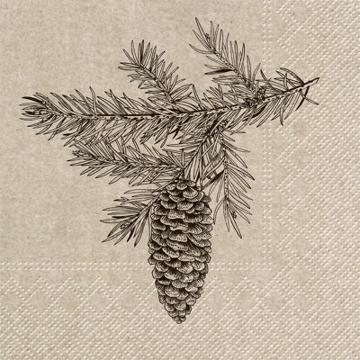 Serviette Pinecone 20 pour invité
