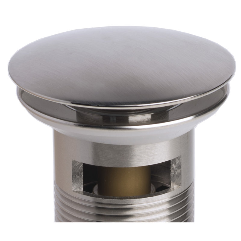 2.6'' W Pop-Up Yes, Brushed Nickel