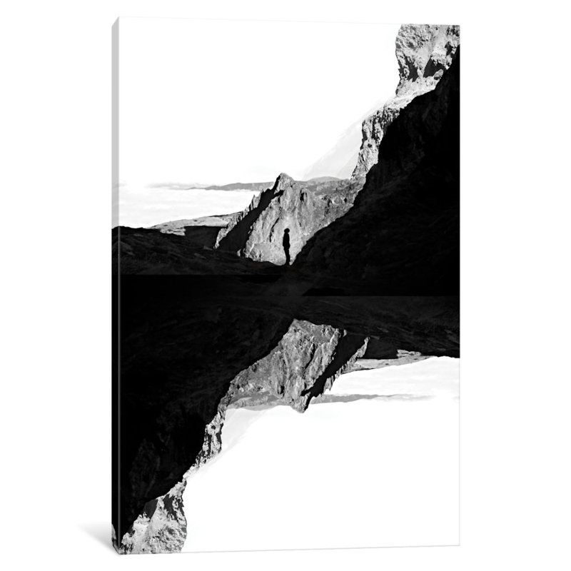 « man of isolation », reproduction d’impression sur toile tendue, H 60 po x l 40po x P 1,5 po