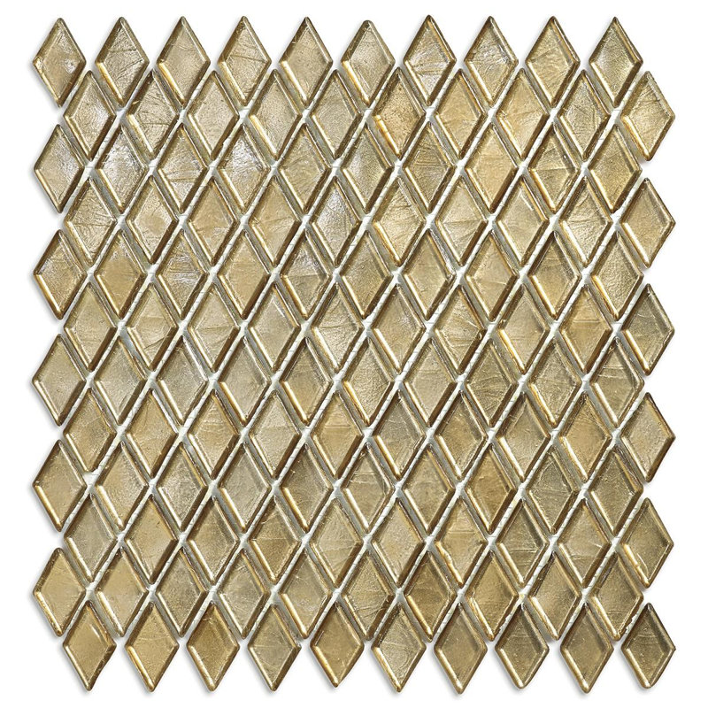 Mavinga 7/8" x 1-5/8" Diamond Glass Mosaic