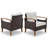 Glades 4 Person Outdoor Seating Outdoor Sofa Set Wicker Patio Furniture