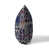 Bleu / argent / patchwork de roses